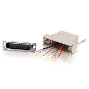 RJ45-DB25M MODULAR ADAPTER