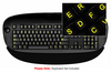 FUNKEYBOARD-GLOWING YELLOW
